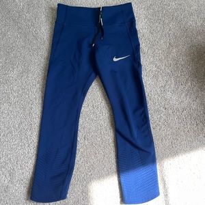 Nike Navy Blue Dri- Fit Leggings ~ XS